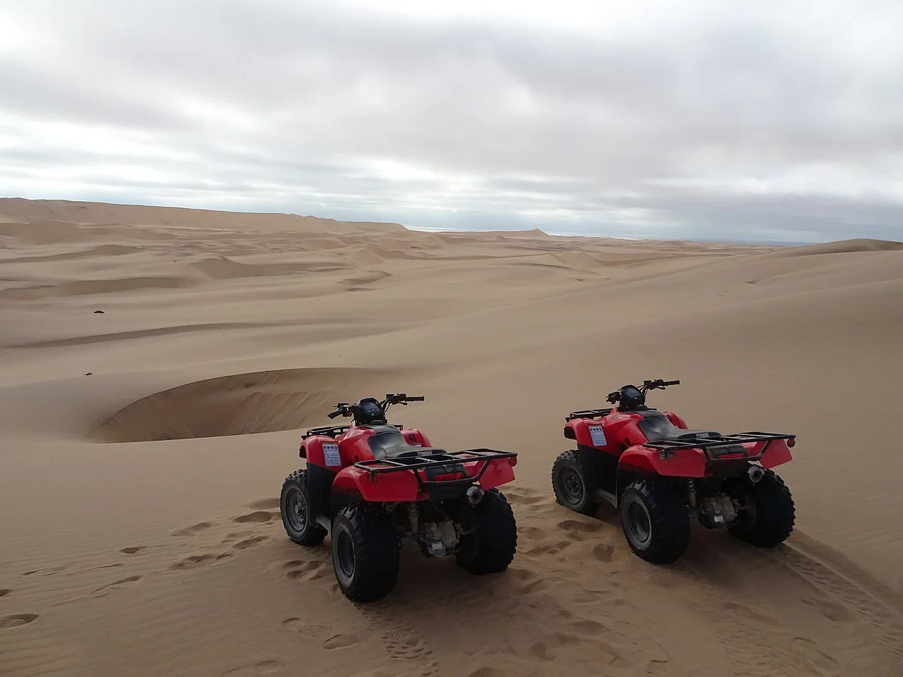 Representative ATV equipment photographed in Namibia; not the Madinah activity location.