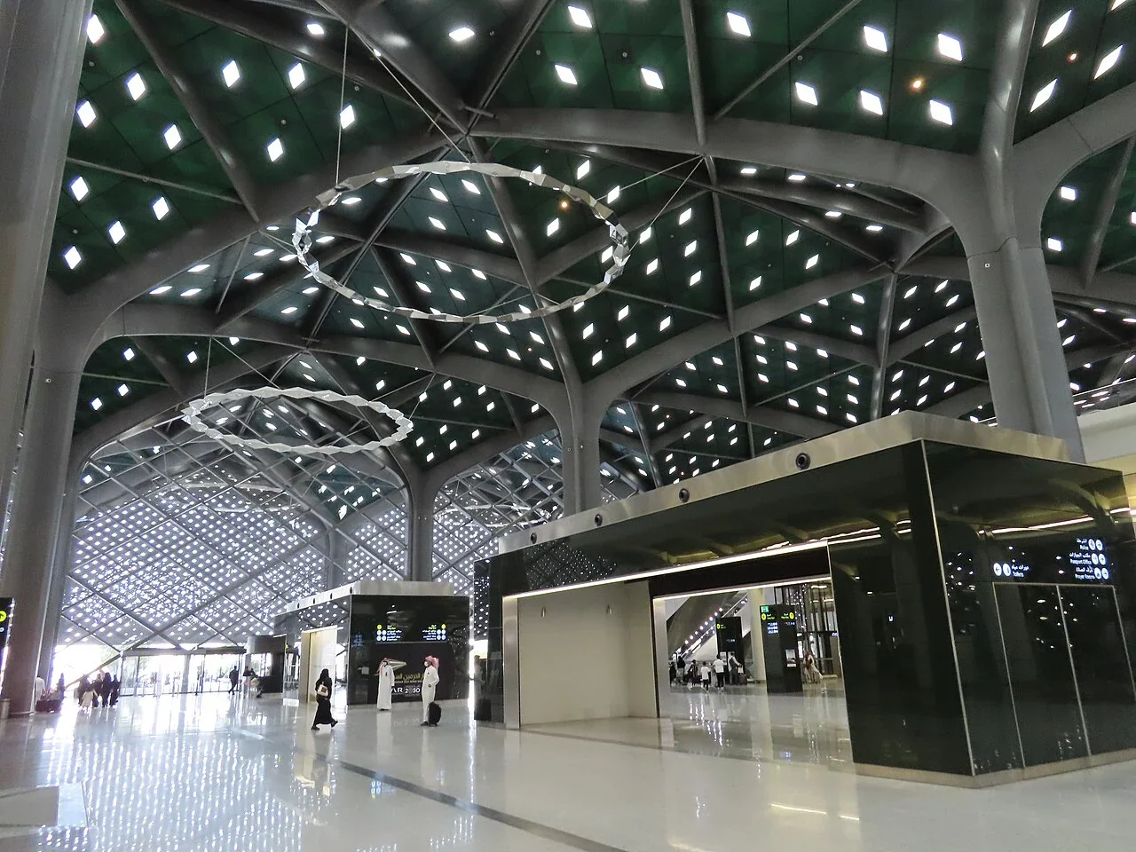 Haramain railway station architecture; representative transfer destination.